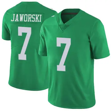Nike Ron Jaworski Youth Limited Philadelphia Eagles Green Vapor Untouchable Jersey
