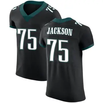 Nike Tarron Jackson Men's Elite Philadelphia Eagles Black Alternate Vapor Untouchable Jersey