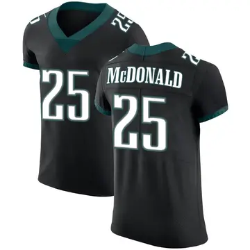 Nike Tommy McDonald Men's Elite Philadelphia Eagles Black Alternate Vapor Untouchable Jersey