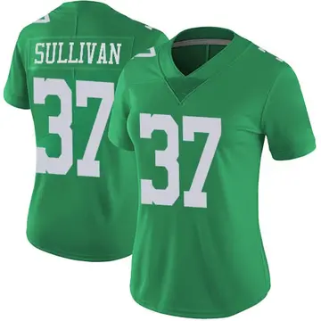 Nike Tre Sullivan Women's Limited Philadelphia Eagles Green Vapor Untouchable Jersey