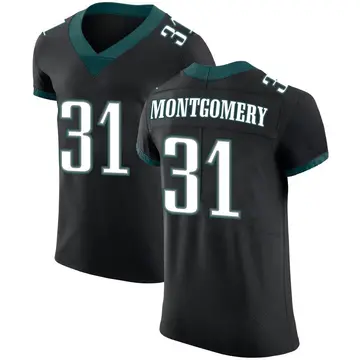 Nike Wilbert Montgomery Men's Elite Philadelphia Eagles Black Alternate Vapor Untouchable Jersey