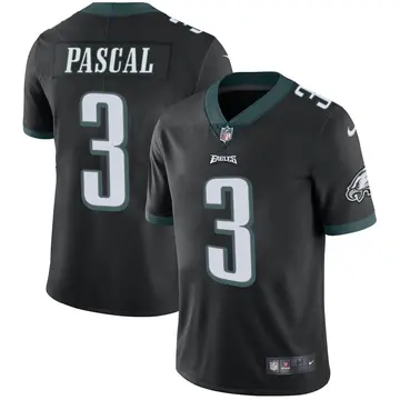 Nike Zach Pascal Men's Limited Philadelphia Eagles Black Alternate Vapor Untouchable Jersey