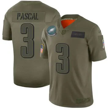 Nike Zach Pascal Youth Limited Philadelphia Eagles Camo 2019 Salute to Service Jersey