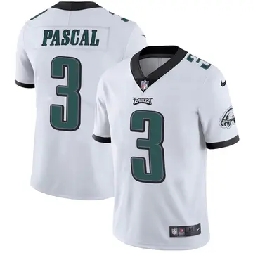 Nike Zach Pascal Youth Limited Philadelphia Eagles White Vapor Untouchable Jersey